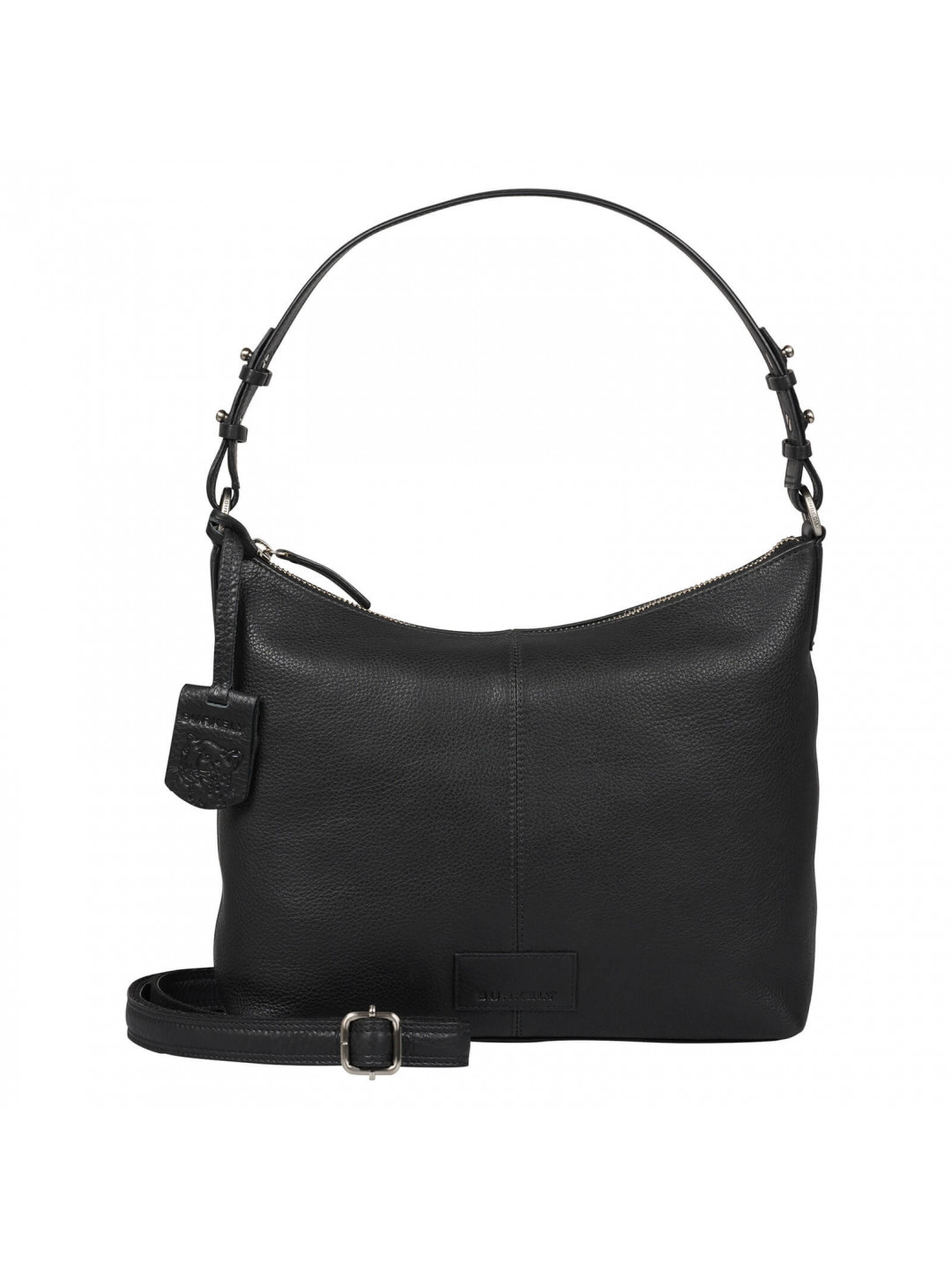 Dámská kožená kabelka přes rameno Burkely Anseta – černá